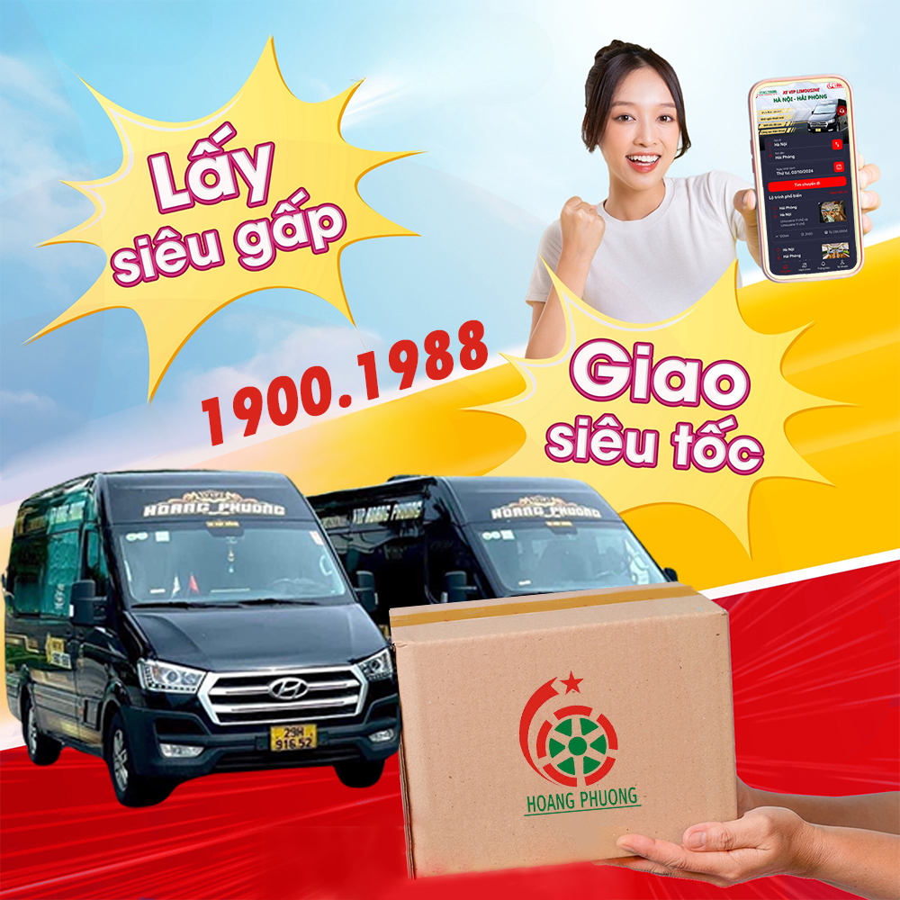 Lấy siêu gấp - Giao siêu tốc Hà Nội - Hải Phòng với Hoàng Phương Limousine